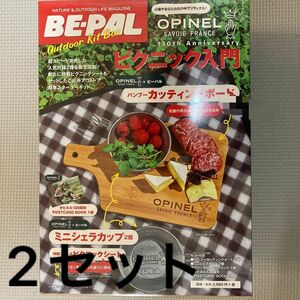 2個　新品 BE-PAL アウトドアキットBOX ピクニック入門