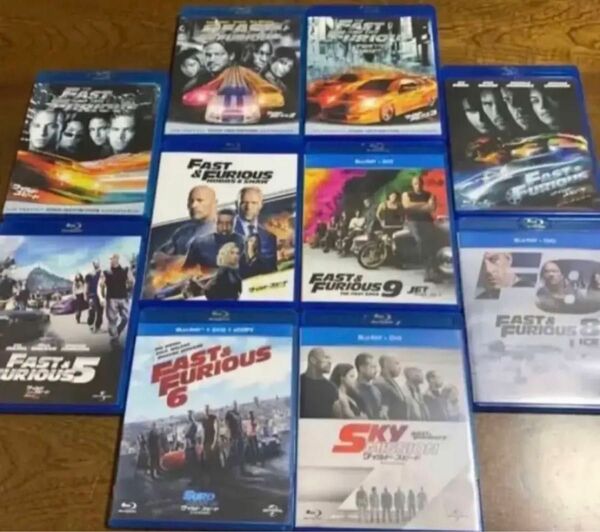 Blu-ray。フォロ割200円引きします。相談で200円引き受けます。商品説明にお得情報？ ワイルドスピード10作品です