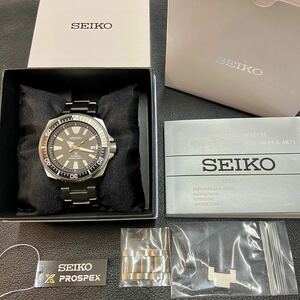 【SEIKO】セイコープロスペックス ダイバーズ 4R35-01V0 SS AT 黒文字盤 デイト 自動巻き 稼働　4コマ付き