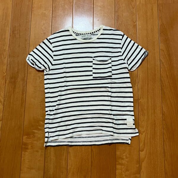 ZARA BOYS 半袖ボーダーTシャツザラキッズ 122cm120cm