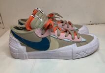 Nike Sacai kaws blazer 28.5cm ナイキ サカイ ブレザー ベージュ オレンジ LOW Reed カウズ ローリード ローカット_画像7