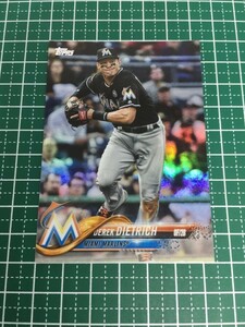 即決のみ！★TOPPS MLB 2018 SERIES 2 #657 デレク・ディートリック（DEREK DIETRICH）【マイアミ・マーリンズ】パラレル 18★同梱可能！