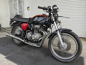 CB400F 408cc 黒32702 不動車 クランキングしません!部品多数欠品で現状販売.要修理整備.レストアベース/輸入新規.国内未登録/豊橋市/550Z