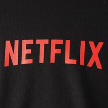 【ジュンヤワタナベ】Junya Watanabe　メンズ 23SS NETFLIX ネットフリックス 半袖 コットン Tシャツ カットソー ブラック S 182836_画像6