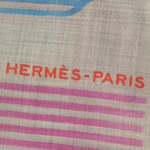 【エルメス】Hermes　23SS レクタングル カシミアレジェ エルメスのリボン スカーフ H563068S グレー 未使用【中古】【正規品保証】183275_画像3