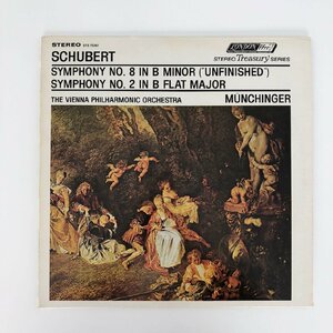 LP/ ミュンヒンガー、ウィーン・フィル / シューベルト：交響曲第２、８番 / US盤 イギリスプレス LONDON STS15061 30603S