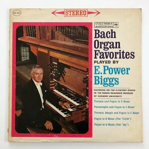 LP/ パワー・ビッグス / BACH ORGAN FAVORITES / トッカータとフーガ、パッサカリア 他 / US盤 2EYES COLUMBIA MS-6261 30606