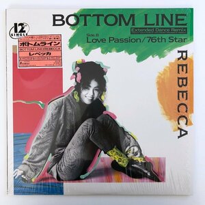 【美品】LP/ REBECCA / BOTTOM LINE / レベッカ / 国内盤 45回転 ブックレット、ライナー CBS SONY 12AH-1964 30612