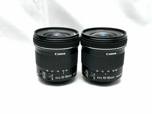 完動美品2本セット♪EF-S 10-18mm F4.5-5.6 IS STM♪