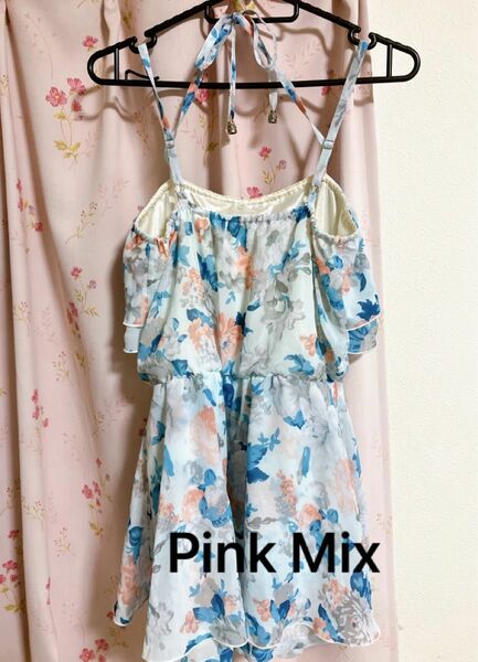 Pink Mix ロンパース　ワンピース