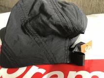 新品 未使用 国内正規品 ◆ Supreme Diagonal Stripe Nylon Hat Black/黒◆ スモールBoxロゴ 18ss Week14_画像8