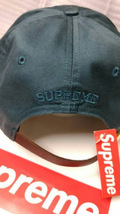 新品 未使用 正規品 ◆ 17AW Supreme Tonal S Logo 6 Panel Cap Slate/スレートグレー タグ付 フランス マレ店舗購入 ◆_画像5