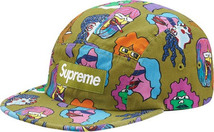 新品 未使用 正規品 ◆ 17AW Supreme Gonz Heads Camp Cap Moss/グリーン タグ付 フランス マリ店舗購入_画像2