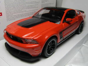 FORD MUSTANG 1/24 FORD MUSTANG BOSS 302 アメリカンマッスル SHELBY フォード マスタング 未展示品 帯付きGT-500 COBRA V8 GT500 コブラ