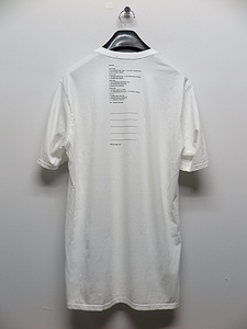 nude:masahiko maruyama ・ヌード:マサヒコマルヤマ/SHORT SLEEVE BACK PRINT T SHIRT/Off White・2