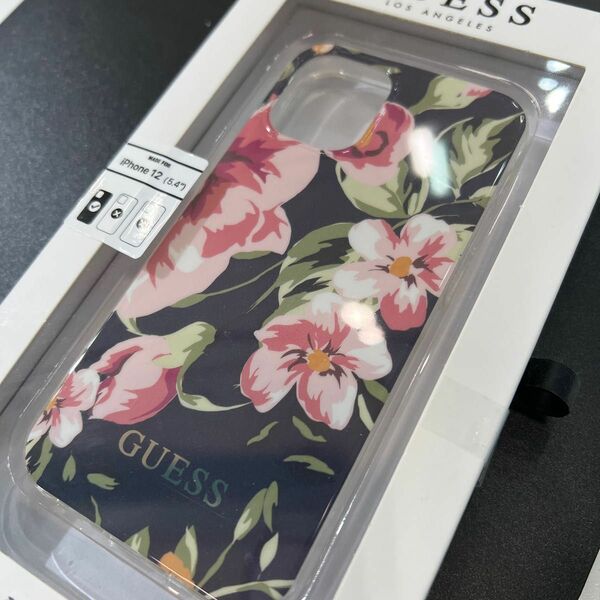 GUESS ゲスiPhone12mini ケース TPU+PET 背面ケース
