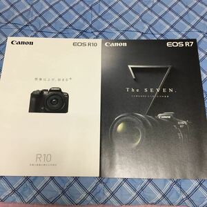 Canon Canon EOS R10 R7 camera catalog A4 size 2 pcs. * beautiful goods * prompt decision 