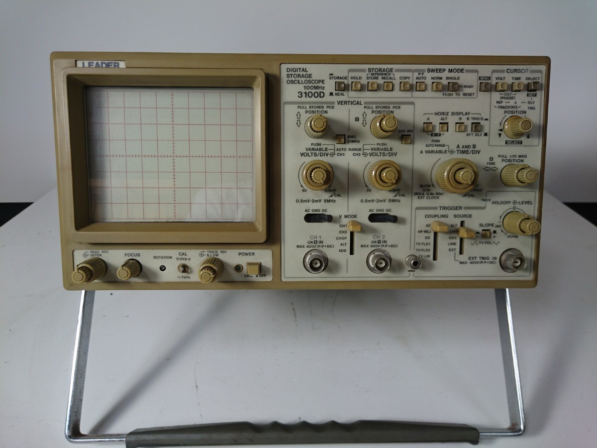 受注生産品】 LEADER 8020中古 20MHz オシロスコープOSCILLOSCOPE