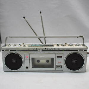 SANYO 三洋 サンヨー MR-U4 ラジカセ 昭和レトロ カセットレコーダー 現状品 ジャンク STEREO RADIO CASSETTE RECORDER 管理番号333-4