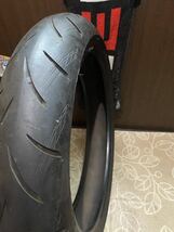 中古MCタイヤ BRIDGESTONE BATTLAX S21 120/70ZR17 ブリヂストン バトラックス ハイパースポーツ 120 70 17 1117 A2492_画像4