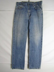 80年代 USA製　W34　L32　Levi's リーバイス 560　デニムパンツ オレンジタブ　インディゴ【中古】【LARGE】【メンズ】