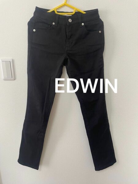 EDWIN エドウィン スキニー　デニム　黒　パンツ