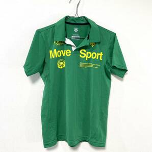 ★DESCENTE ★デサント MOVE SPORT ムーブスポーツ 半袖ポロシャツ メンズMの画像1