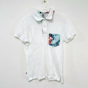 * superior article * Frank Lynn Marshall polo-shirt with short sleeves men's XS slim Fit floral print 