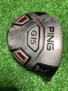 全国送料無料　中古FWヘッド単品 　ピン　PING G15 　＃3　 15.5°　　　　Ｙ1026