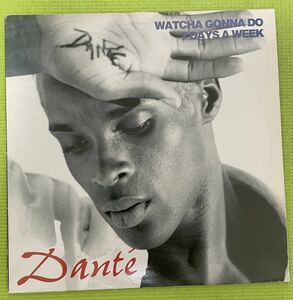 HIPHOP soul record ヒップホップソウル　レコード　DANTE / Watcha Gonna Do / 7 Days A Week 12inch