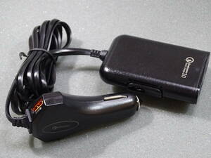 CAM2 車載充電器 60W シガーソケットチャージャー Quick Charge 3.0 USB 4ポート