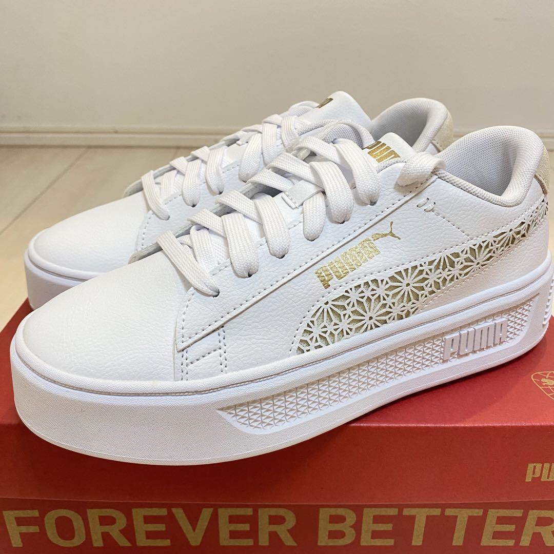 美品 PUMA MAYZE MONO Arctic Ice 超厚底スニーカー|PayPayフリマ