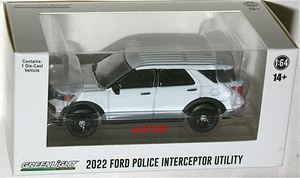 Greenlight 1/64 2022 Ford Police Interceptor Utility Ford Inter Scepter utility Police car Hot Pursuit green light 