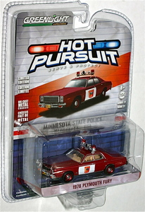 Greenlight 1/64 1978 Plymouth Fury ポリスカー プリムス フューリー ミネソタ Minnesota State Police グリーンライト パトカー GL