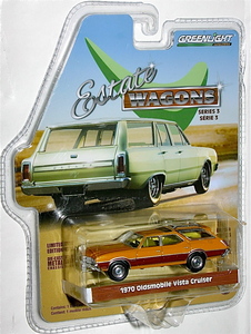 Greenlight 1/64 1970 Oldsmobile Vista Cruiser Oldsmobile z vi start Cruiser Estate Wagon green light Vista 