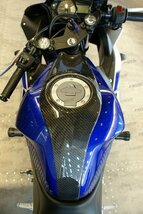 バイク用品 MOS製 YAMAHA ヤマハ YZF-R25 R-3 タンクカバー 綾織りカーボン【送料800円】_画像2