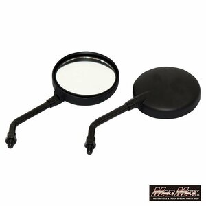 MADMAX motorcycle supplies KAWASAKI Kawasaki Z2 type mirror 10mm Short stay black 2 pcs insertion / Steed VTR Hawk CB250[ postage 800 jpy ]