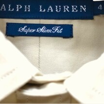 【美品】RALPH LAUREN / ラルフローレン レディース トップス 中袖ボタンシャツ スリムフィット ベージュ 4サイズ 春夏服 I-2336_画像5