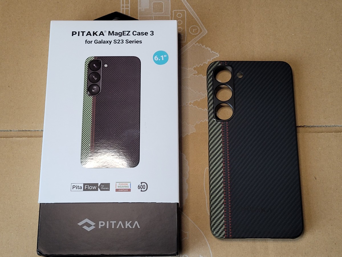 PITAKA MagEZ Case3 Galaxy S23 Ultra用