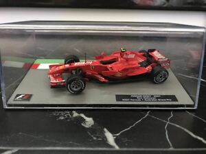 フェラーリ F2007 キミ　ライコネン　2007年　1/43 - Deagostini F1マシンコレクション　デアゴスティーニ　アシェット　フェラーリ