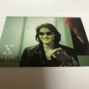 X JAPAN FILM GIG トレカ カード hide YOSHIKI Toshl TAIJI xjapan PATA HEATH グッズ ジャパメタ V系 フィルムギグ ヴィジュアル系 064