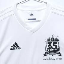 【送料無料】adidas(アディダス)/東京ディズニーリゾート 35周年記念/ジャージ(ホワイト)/ドライTシャツ/Lサイズ_画像3