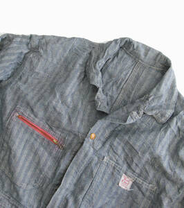 US old clothes Vintage RAIL CHIEF Laile chief GRIPPER herringbone long sleeve coveralls 48 c66