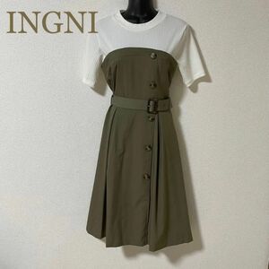 INGNI／ドッキングフレアワンピース