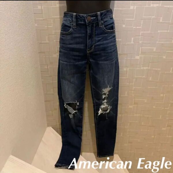 American Eagle／ダメージデニム　ジーンズ