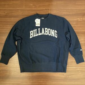 新品タグ付き BILLABONG ビラボン トレーナー ネイビー XL