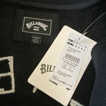 新品タグ付き BILLABONG ビラボン スタジャン M 黒 ブラック_画像2