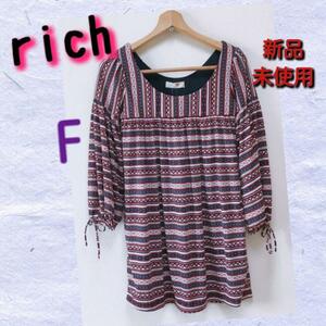 [ new goods unused ]rich Ricci lady's tunic free tag attaching 