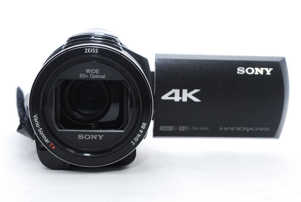 ☆新品級・専用ケース付き☆ SONY ソニー 4K ビデオカメラ Handycam