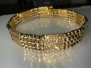 [ super-discount ]K18 metal magnet bracele necklace KS kai-009